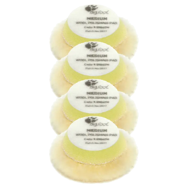 Meticulous Detailing Inc. RUPES MEDIUM WOOL PADS 4PK 9.BW40M