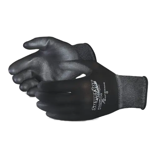 Superior Glove Works Inc. 10 Super Glove Works Black Nylon Gloves