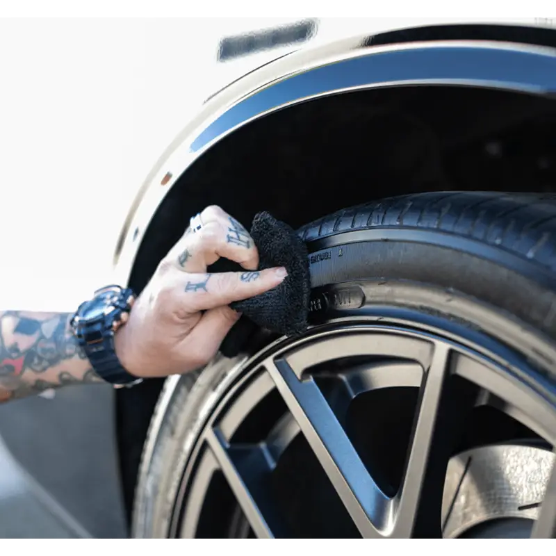 The Rag Company Applicator The Rag Company 1 X 3 X 5 MICROFIBER TERRY DETAILING SPONGE APPLICATOR - BLACK