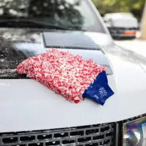 The Rag Company Wash Mitt Red The Rag Company Cyclone Premium Microfibre Wash Mitt with Cuff