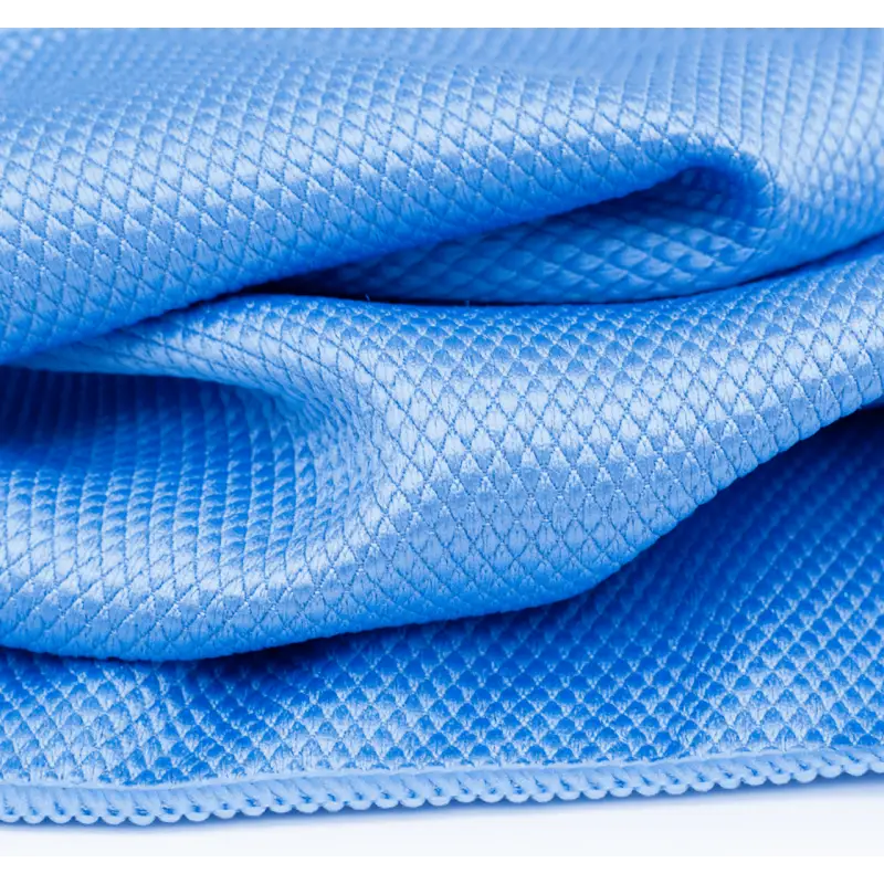 The Rag Company Towel 16 x 24 / Light Blue / Single The Rag Company Diamond Microfibre Glass & Window Towel