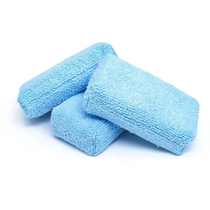 The Rag Company Applicator 2 x 4 / 24 Pack / Blue The Rag Company Microfibre Terry Sponge Applicator