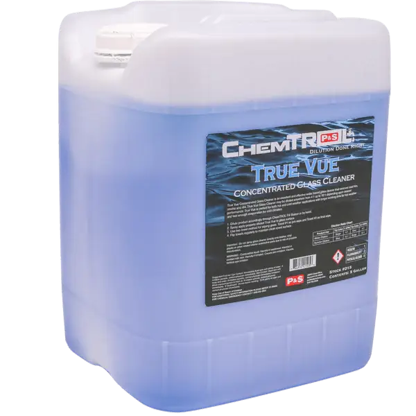 P&S Glass 5 Gallon TRUE VUE "READY TO USE" VERSION GLASS CLEANER