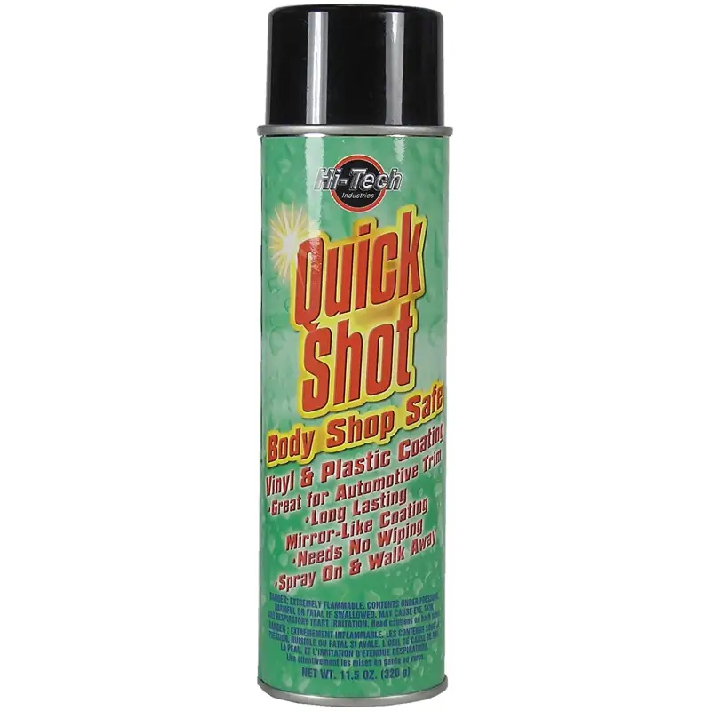 Hi Tech Industries Dressing Hi-Tech QUICK SHOT VINYL and PLASTIC BODY SHOP SAFE 12OZ ***