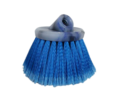 Valley Brush Blue Round Long Trim Brush Head