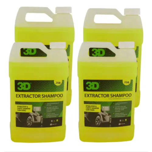 3D Products Canada Carpet Care and Upholstrey 4 pack 3D Professional Detailing Products - Extractor Shampoo