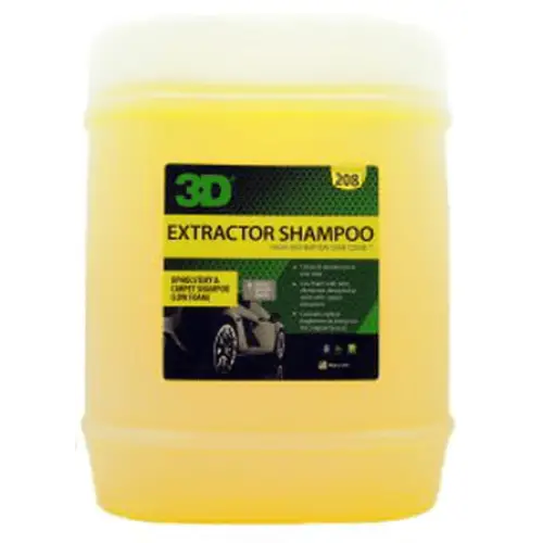 3D Products Canada Carpet Care and Upholstrey 5 gallon 3D Professional Detailing Products - Extractor Shampoo