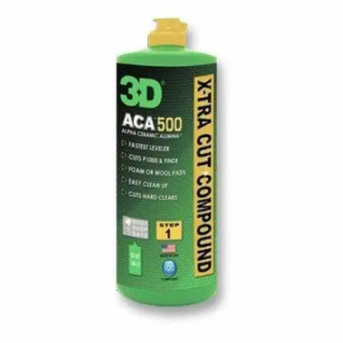 3D Products Canada Paint Correction 32 oz 3D Professional Detailing Products - ACA 500 X-TRA Cut Compound