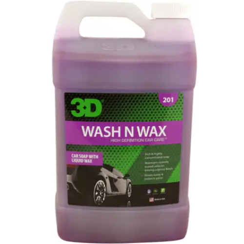 3D Products Canada Vehicle Washing & Glass Cleaning 1 gallon 3D Professional Detailing Products - Wash N Wax