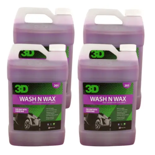 3D Products Canada Vehicle Washing & Glass Cleaning 4 pack 3D Professional Detailing Products - Wash N Wax