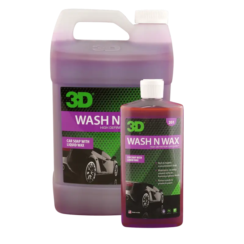 3D Products Canada Vehicle Washing & Glass Cleaning 3D Professional Detailing Products - Wash N Wax