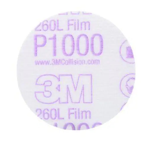 3M Auto Equipment 3" / P1000 3M Auto Hookit Finishing Film Discs