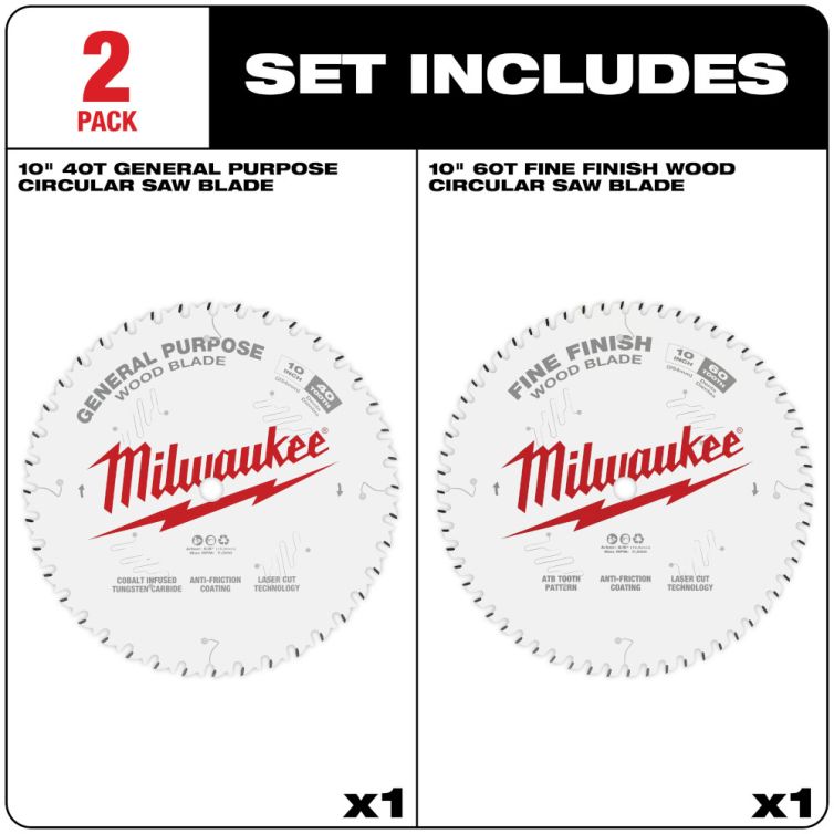 Milwaukee Circular Saw Wood Cutting Blades
