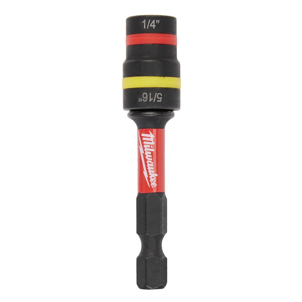 Milwaukee SHOCKWAVE Impact Duty QUIK-CLEAR 2-in-1 Nut Driver 1/4" and 5/16"
