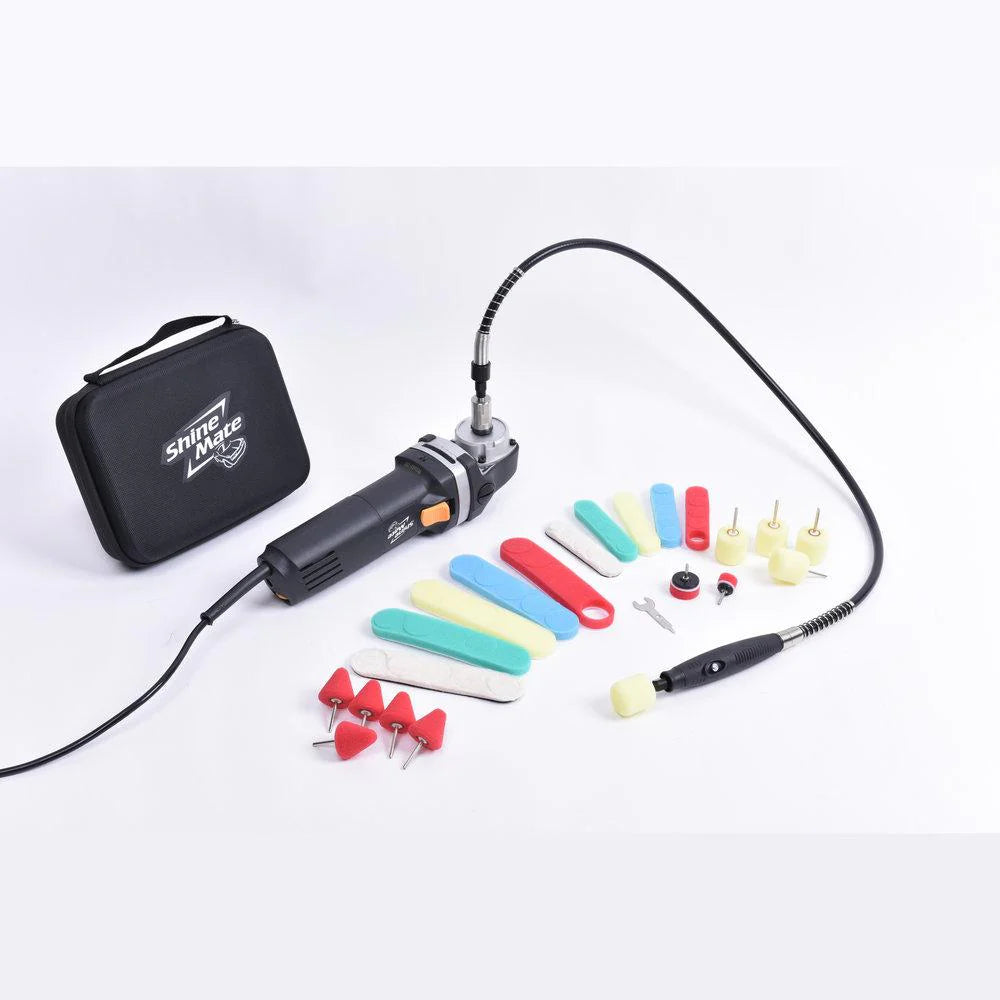 ShineMate Flexible Shaft Tool Kit MPK-3 Micro Polishing Tool