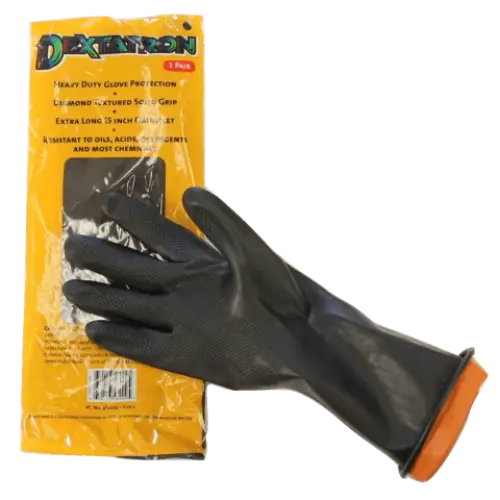 Superior Glove Works Inc. L Dextatron Thick Rubber Gloves | Hi Tech Industries