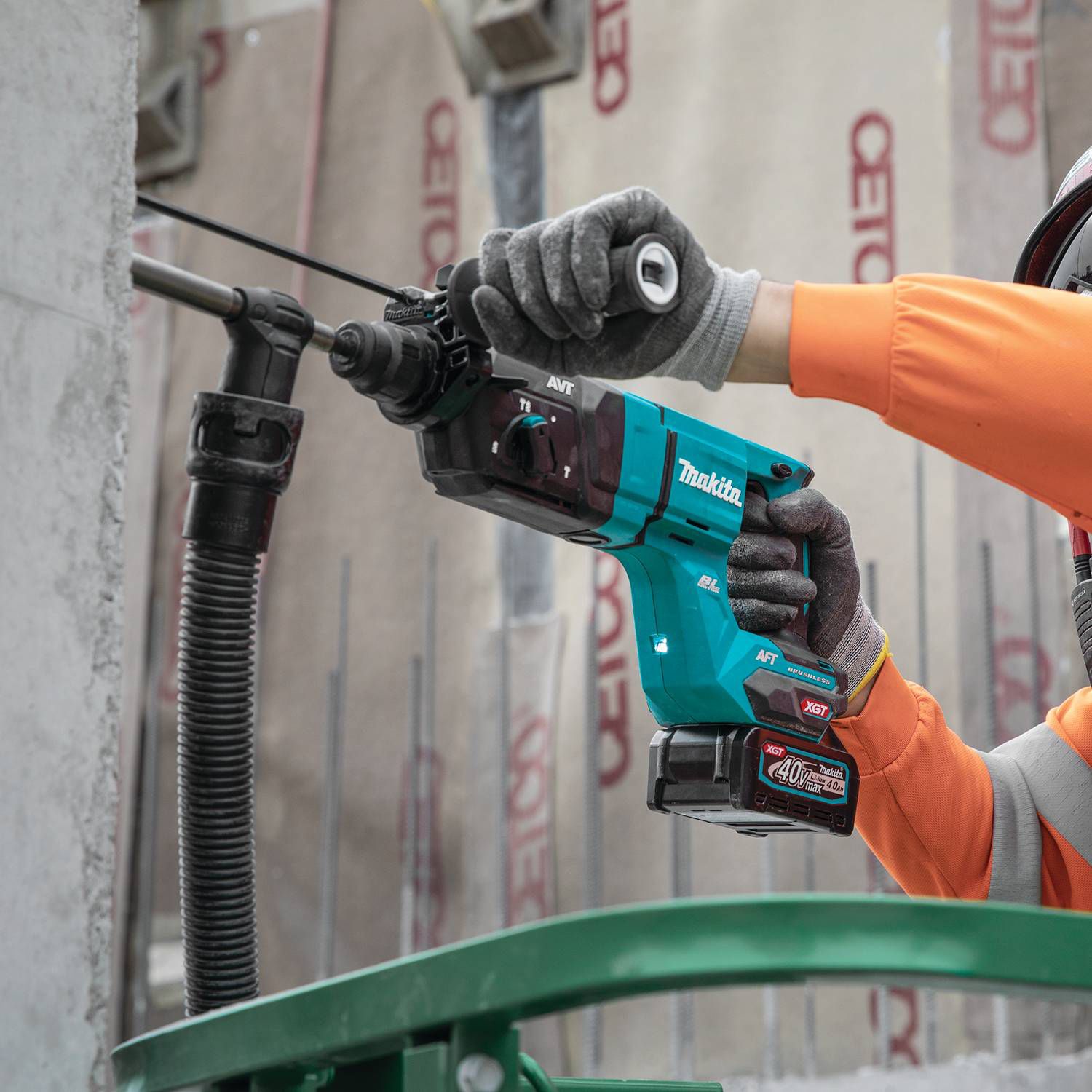 Makita 40V MAX XGT Li-Ion 1-1/8" Rotary Hammer with Brushless Motor, AVT, AFT, XPT (Tool Only)