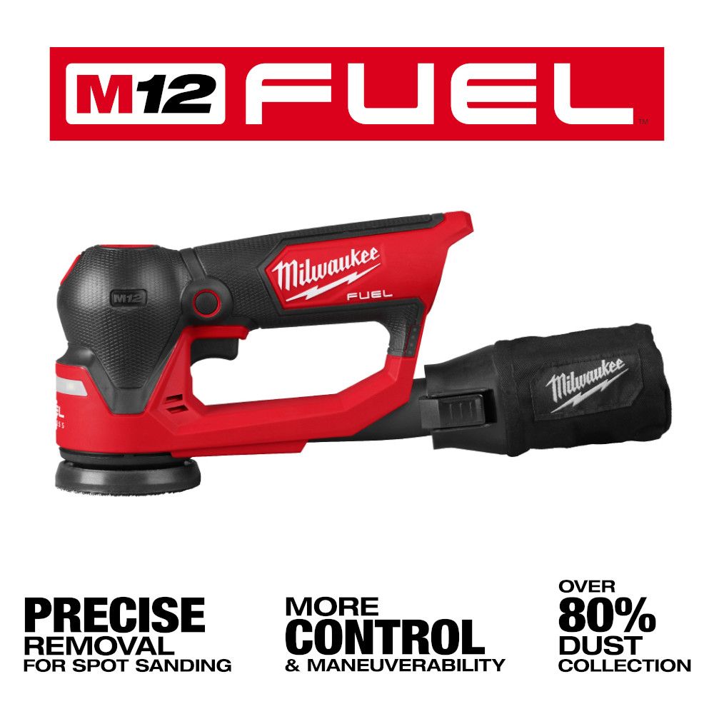 Milwaukee M12 3" Random Orbital Sander