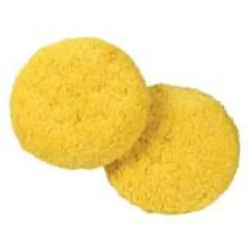 Lake Country Manufacturing Paint Correction Yellow Twisted Wool/Acrylic Double Sided Polishing Pad 8" x 1.5" Lake Country Double Sided Wool Pads