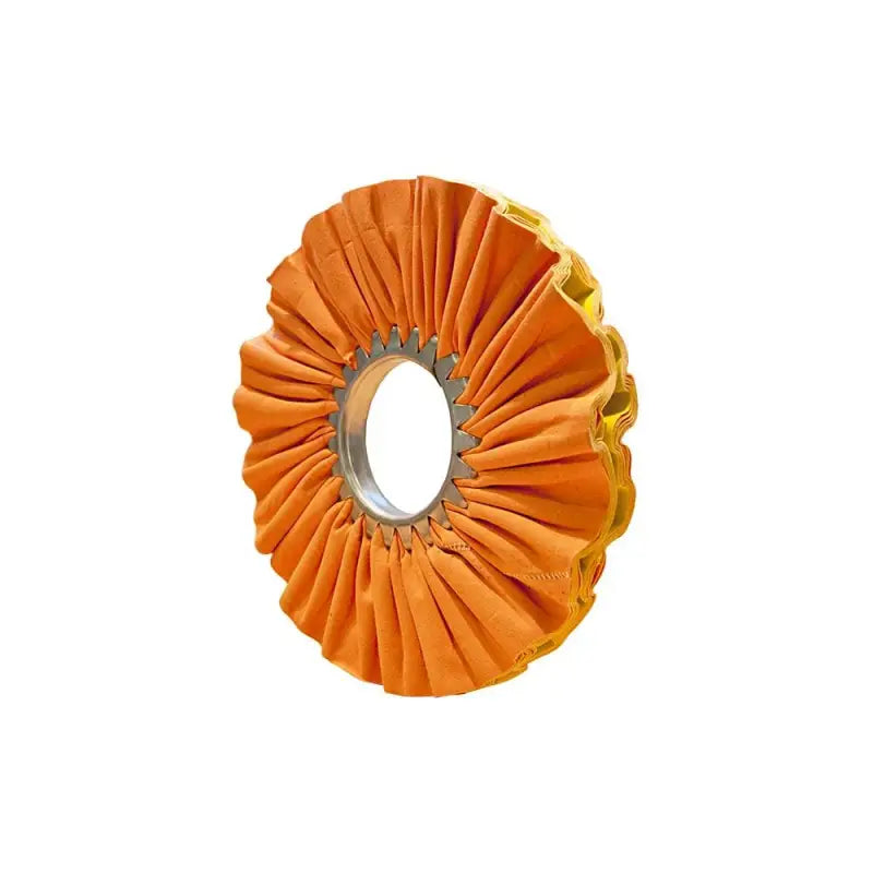 Matchless Airway Wheel Metal Polish 10 " x 3" Matchless Orange/Yellow Layered Airway Buffing Wheel
