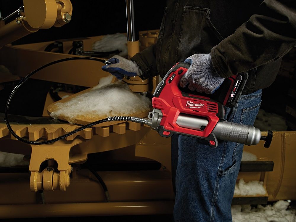 Milwaukee M18 18 Volt Lithium-Ion Cordless 2-Speed Grease Gun - Tool Only