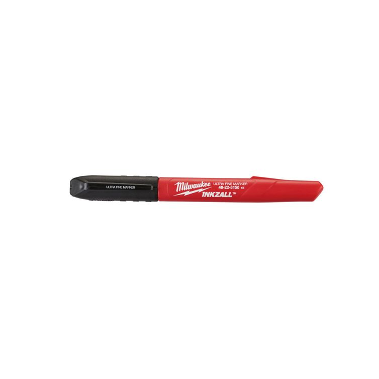 Milwaukee INKZALL Black Ultra Fine Point Markers - 12 Pack