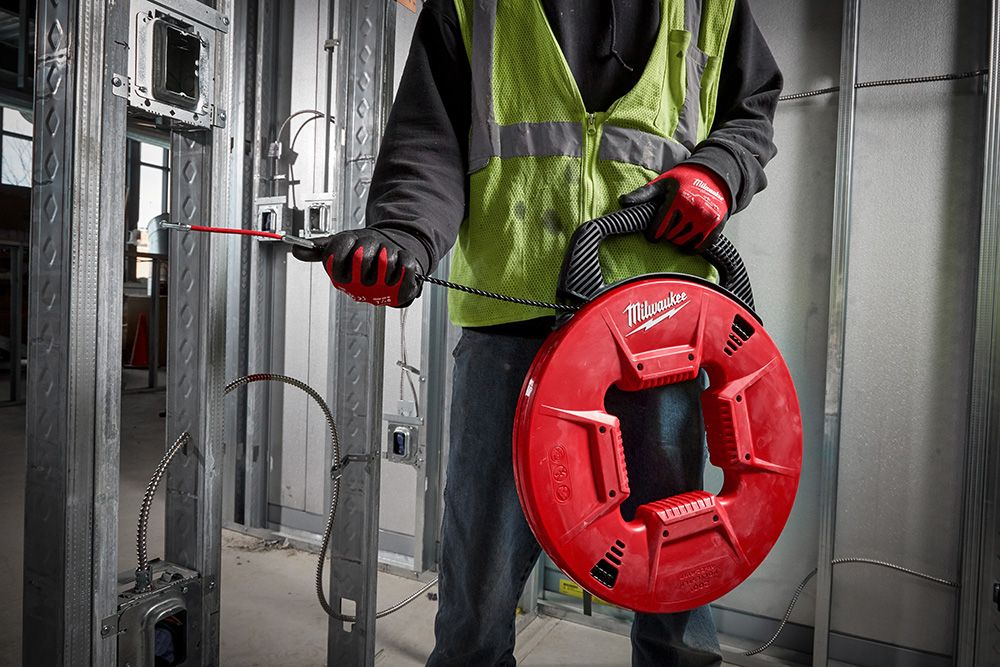 Milwaukee 100 ft. Polyester Fish Tape with Flexible Metal Leader