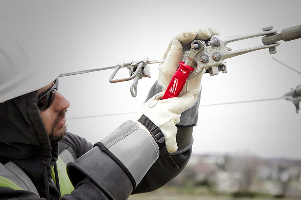 Milwaukee Lineman's 2-in-1 Insulated Ratcheting Box Wrench