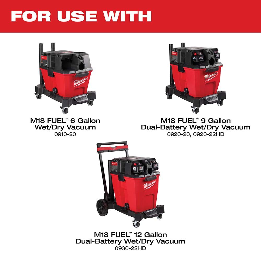 Milwaukee Large Wet/Dry Vacuum Foam Wet Filter