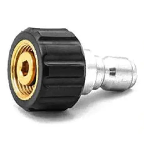 Meticulous Detailing Inc. MTM HYDRO 15MM TWIST SEAL COUPLER X 3/8" STAINLESS QC PLUG 24.5008