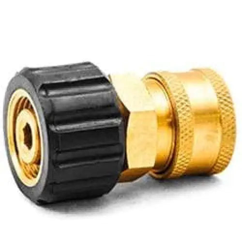 MTM Hydro MTM HYDRO TWIST SEAL COUPLER X 3/8" BRASS QC COUPLER 24.0448 M22 (14MM)