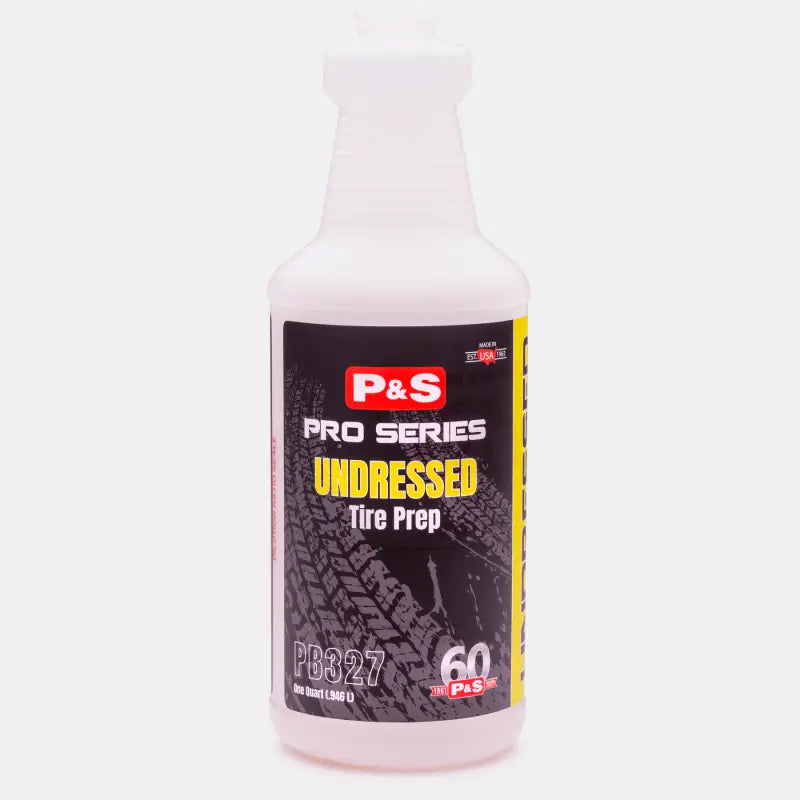 P&S Quart Bottle P & S DETAIL PRODUCTS UNDRESSED TIRE PREP ***