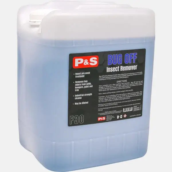 P&S Insect Remover 5 Gallon Bug Off Insect Remover Breaks Down Heavy Bug Concentration by P&S Detail Products