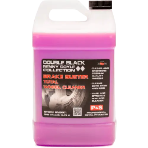 P&S Double Black Renny Doyle Collection Wheel Cleaner 1 Gallon Double Black Renny Doyle Brake Buster Wheel Cleaner - Non-Acid Wheel Cleaner