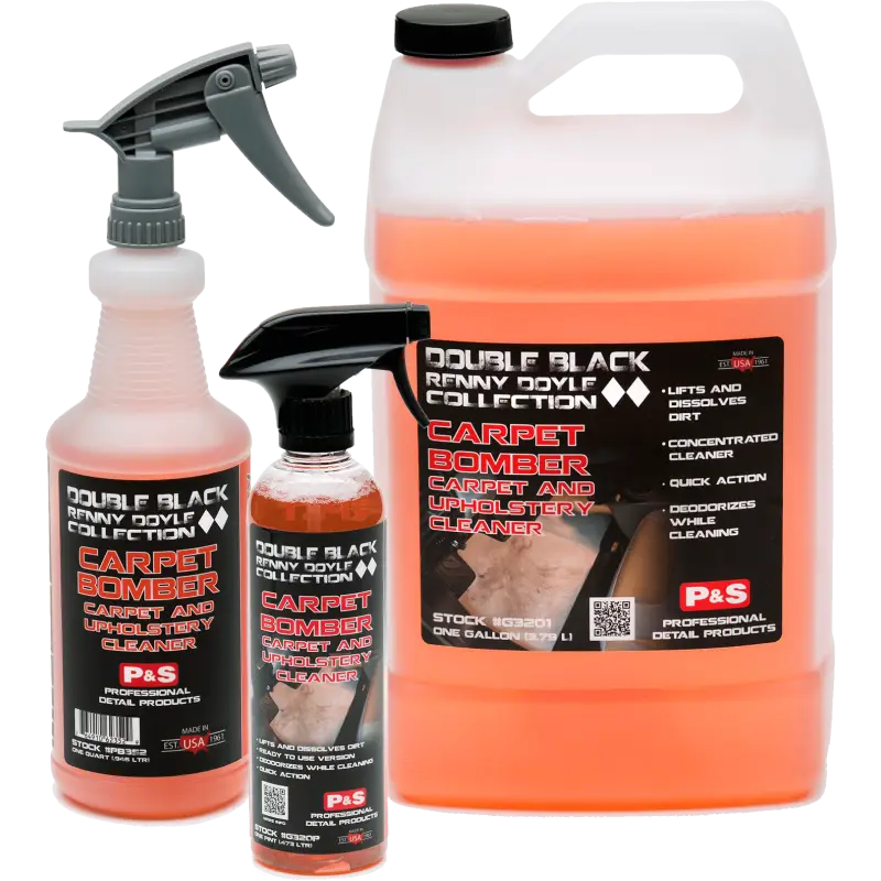 P&S Double Black Renny Doyle Collection Carpet Care and Upholstrey 5 Gallon Double Black Renny Doyle Carpet Bomber Cleaner