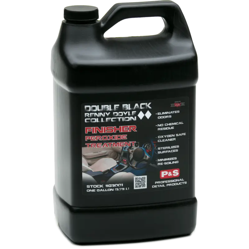 P&S Double Black Renny Doyle Collection Carpet Care and Upholstrey 1 Gallon Double Black Renny Doyle Finisher Peroxide Treatment