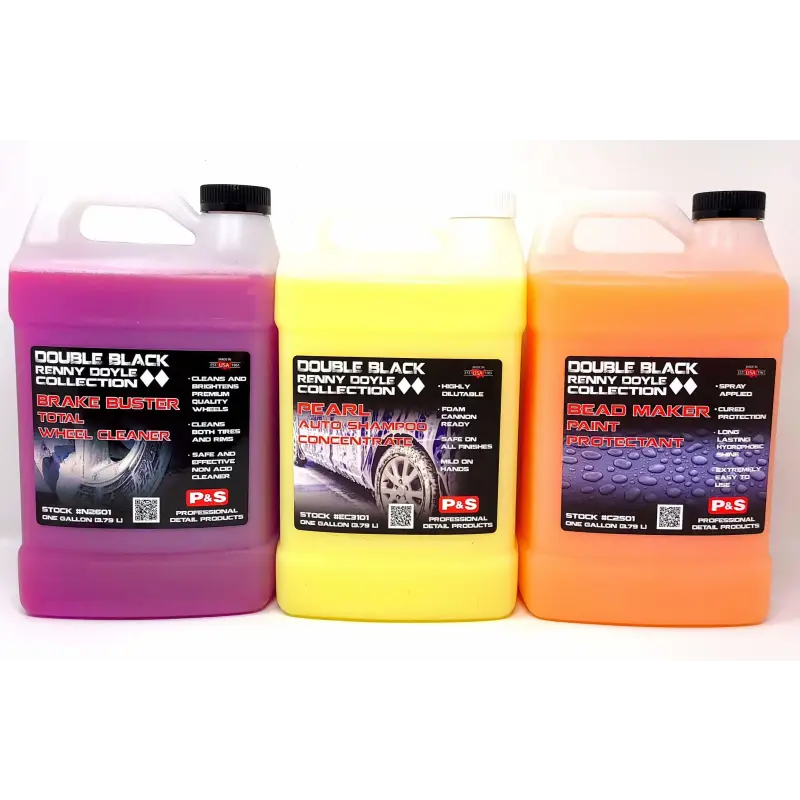 Meticulous Detailing Inc. Cleaning Kit Double Black Renny Doyle Professional Essentials - Gallons ****