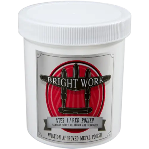 Real Clean Aviation Bright Work Metal Polishes - 16 oz Red