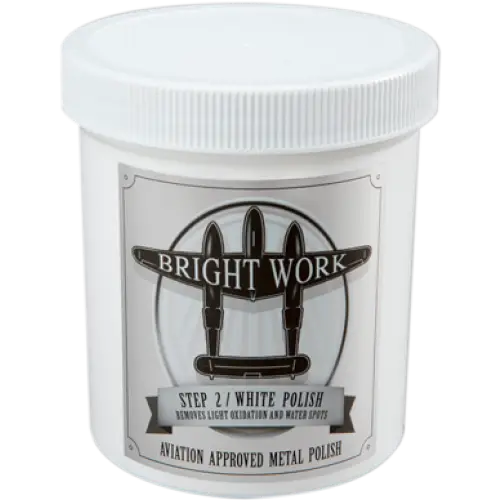 Real Clean Aviation Bright Work Metal Polishes - 16 oz White