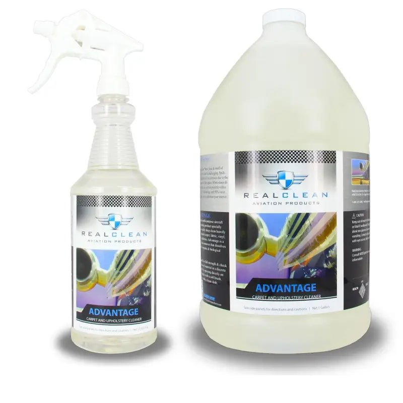 Real Clean Aviation Carpet Care and Upholstrey Starter Kit - 1 gallon size and 32 oz spray Real Clean Aviation Carpet and Upholstery Cleaner
