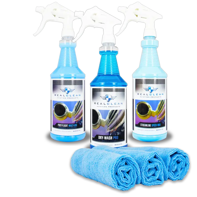 Real Clean Aviation Products Wash Real Clean Aviation Exterior Dry Wash & Polish Kit