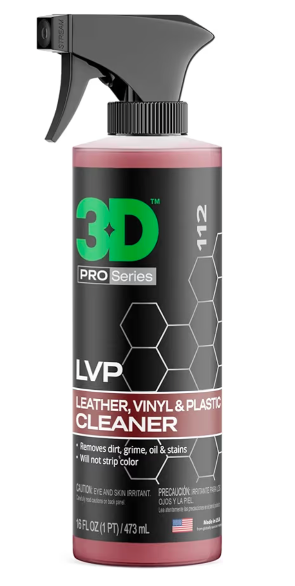 3D LVP Cleaner - Leather Vinyl and Plastic Cleaner 112