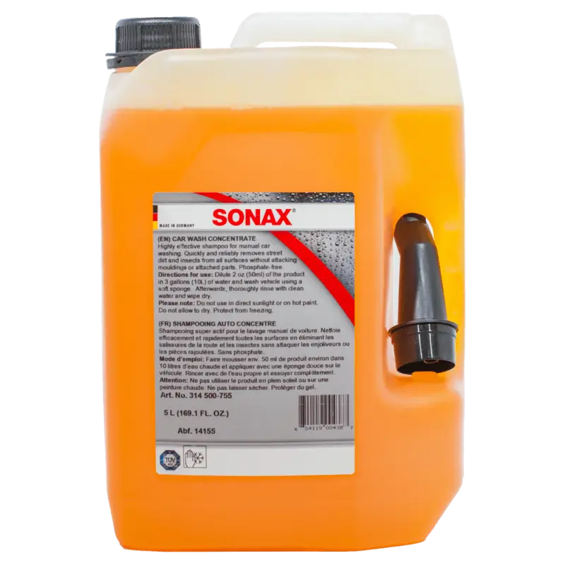 Sonax Vehicle Washing & Glass Cleaning 5L Sonax Car Wash Concentrate Shampoo