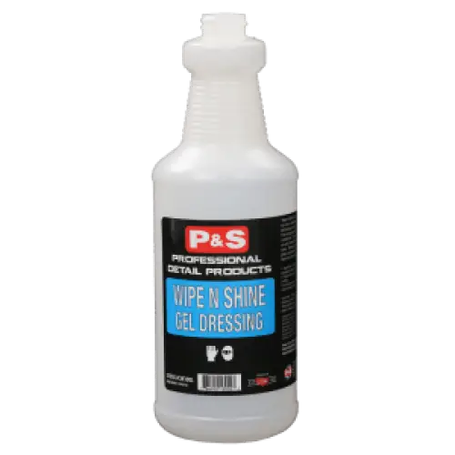 P&S Wash Labeled Spray Bottle (empty) P&S Wipe N Shine